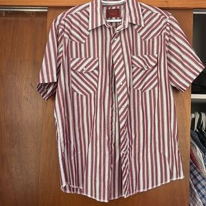 Rustler retro pearl snap shirt